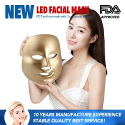 A1207 7 photon colors LED facial mask for face and neck rejuvenation A1207 7 photon colors LED facial mask for face and neck rejuvenation
