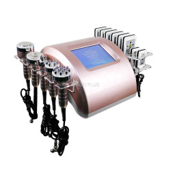 B0111 6 in 1 80khz Cavitation Slimming Machine With Lipo pads RF B0111 6 in 1 80khz Cavitation Slimming Machine With Lipo pads RF