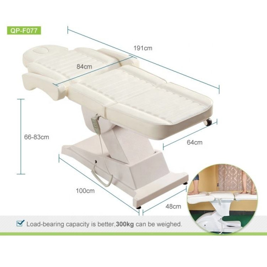 F077 Wholesale Price Beauty Salon Electric Bed Massage Bed