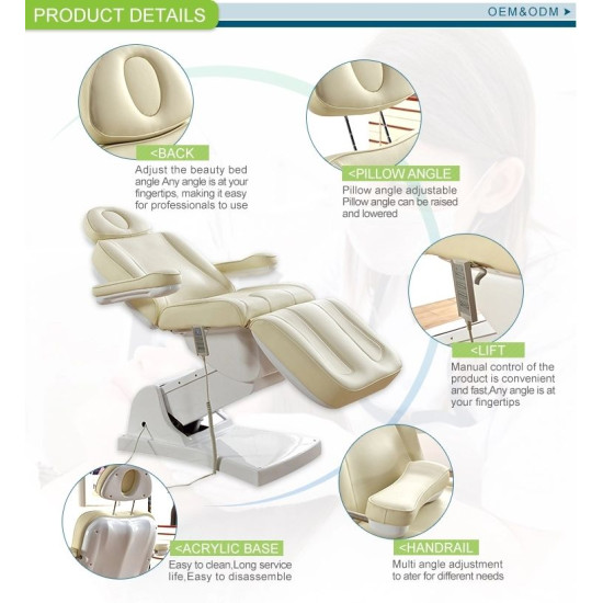 F085 Factory Wholesales Automatically Electric Beauty Salon Bed