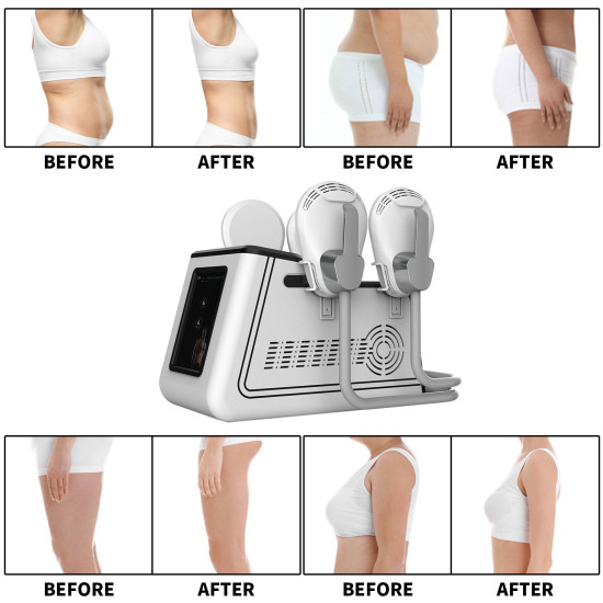 A0247C Newest 4 handles hi-emt ems body sculpting machine / emslim