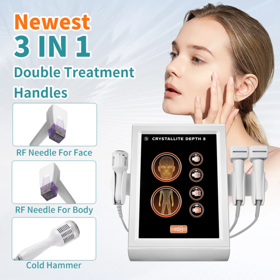 A0156 2 / 3 handles Morpheus8 Radiofrecuent RF Lifting Machine For Facial Body A0156 2 / 3 handles Morpheus8 Radiofrecuent RF Lifting Machine For Facial Body