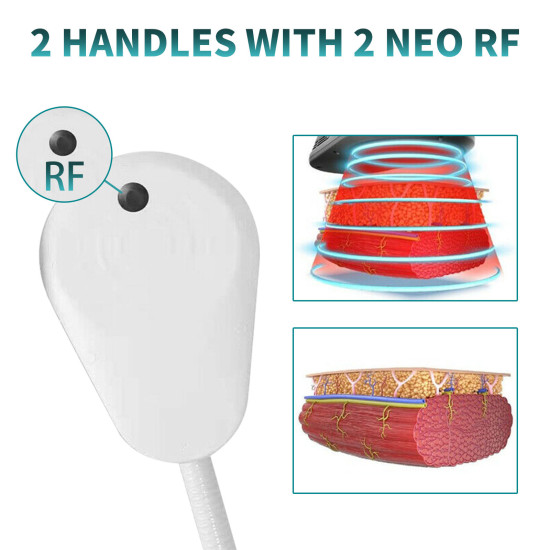 A0247C Newest 4 handles hi-emt ems body sculpting machine / emslim