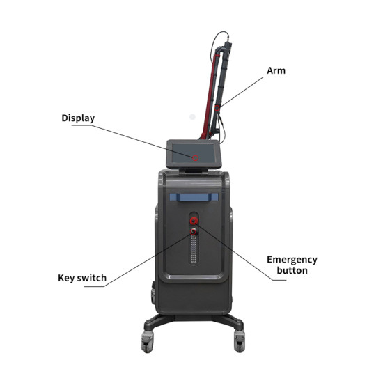 A0514 2023 New arrival black picosecond laser tattoo removal machine laser beauty machine for face
