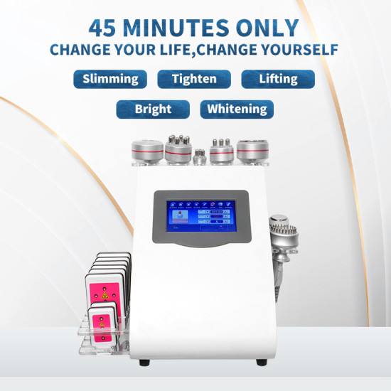 B0105E Hot Selling 2021  40K 80k Cavitation RF Lipo Laser 9 in 1 Cavitation Machine / Cavitation 9 in 1