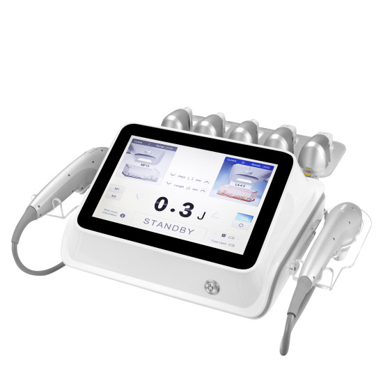 A0254 Two Handles 7D Hifu Face Lift 7D Ultramage Plus Machine with 7 Cartridges