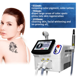 A0403B Factory wholesale professional portable 2 in 1 diode laser hair and tattoo removal machine  A0403B Factory wholesale professional portable 2 in 1 diode laser hair and tattoo removal machine