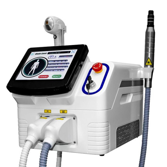 A0403B Factory wholesale professional portable 2 in 1 diode laser hair and tattoo removal machine  A0403B Factory wholesale professional portable 2 in 1 diode laser hair and tattoo removal machine