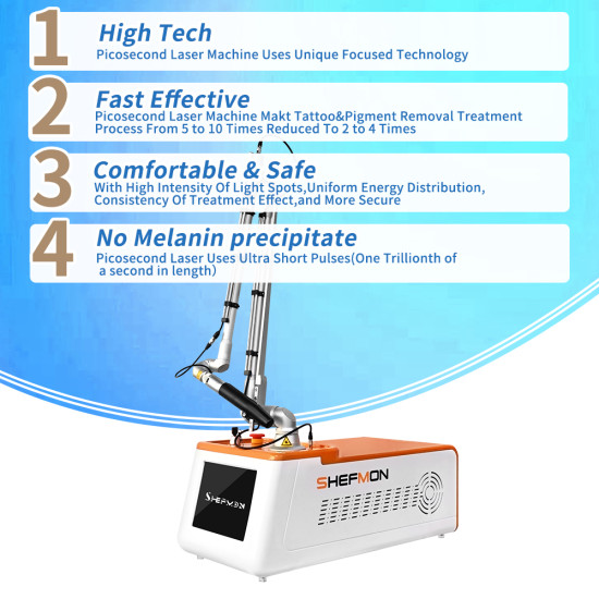 A0502 Newest 2023 Cheap picosecond Laser Machine Tattoo Removal For Salon Use Skin Whitening