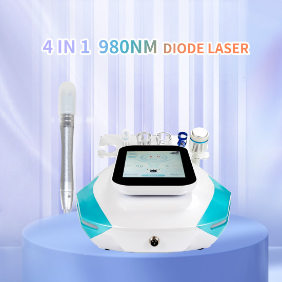 A1307 Newest 4 in 1 High Frequency RF Spider Vein Removal Machine 30mhz / Diode Laser 980nm Blood Vessels Removal Machine A1307 Newest 4 in 1 High Frequency RF Spider Vein Removal Machine 30mhz / Diode Laser 980nm Blood Vessels Removal Machine