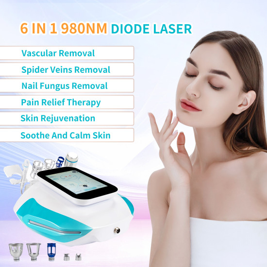 A1307 Newest 4 in 1 High Frequency RF Spider Vein Removal Machine 30mhz / Diode Laser 980nm Blood Vessels Removal Machine A1307 Newest 4 in 1 High Frequency RF Spider Vein Removal Machine 30mhz / Diode Laser 980nm Blood Vessels Removal Machine