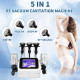 B0104 Professional 30k 40k 5 in 1 Ultrasonic Liposuction S Shape Cavitation Machine 