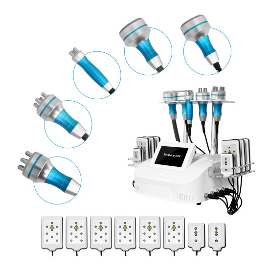 B0112 6 in 1 40K Fat Cavitation And RF Skin Tightening Machine With Vacuum Cavitation System(except cryolipolysis slim)