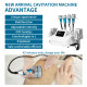 B0112 6 in 1 40K Fat Cavitation And RF Skin Tightening Machine With Vacuum Cavitation System(except cryolipolysis slim)