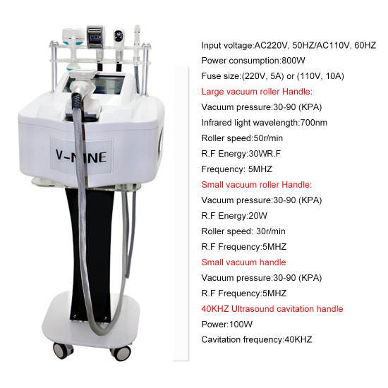 B0126 Portable 5 in 1 Velashape LPG Body Shape Velasmooth Machine for Sale