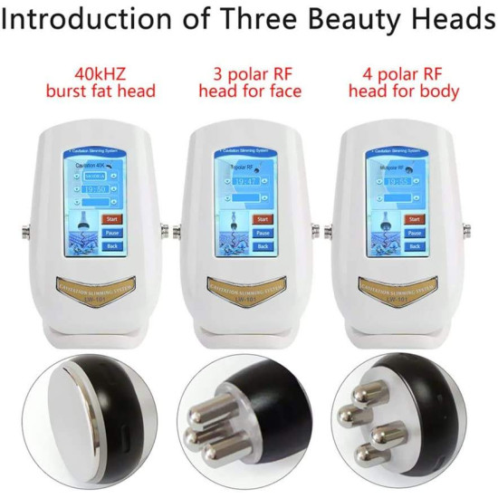 BP0142 Trending 2023 Portable 3 in 1 radiofrequency cavitation rf 40k ultrasonic cavitation slimming machine / 40k cavitation
