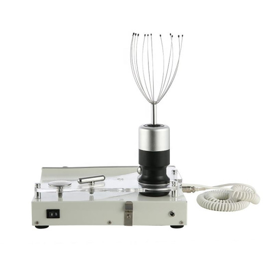 E0428 Handheld Ultrasonic Comfortable Stainless Steel Electric Head massage Scalp Massager