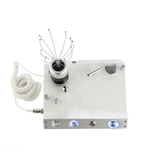 E0428 Handheld Ultrasonic Comfortable Stainless Steel Electric Head massage Scalp Massager