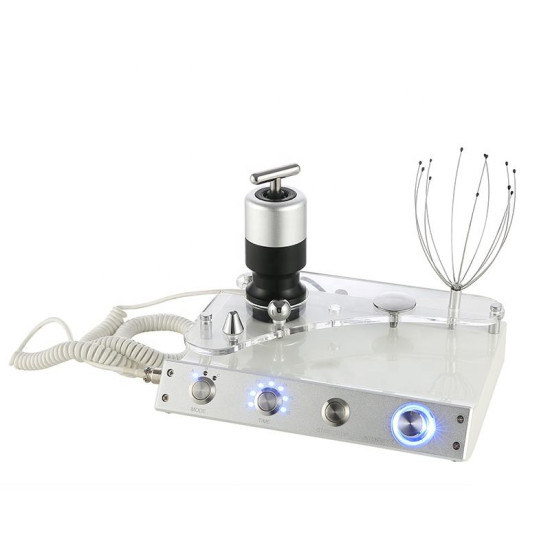 E0428 Handheld Ultrasonic Comfortable Stainless Steel Electric Head massage Scalp Massager