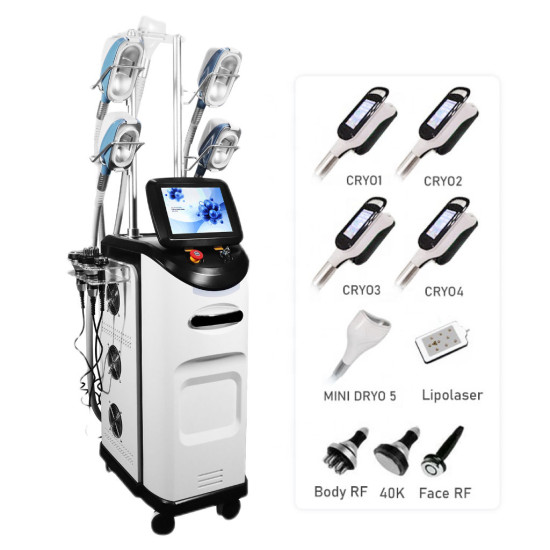 S28 Factory Sale 360° Cryolipolysis Slimming Machine with Cavitation RF Lipolaser S28 Factory Sale 360° Cryolipolysis Slimming Machine with Cavitation RF Lipolaser